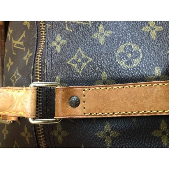 Louis Vuitton Monogram Keepall 60 Travel Duffle with Luggage Tag - Picture 16 of 16